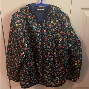 Land’s End Floral Rain Jacket